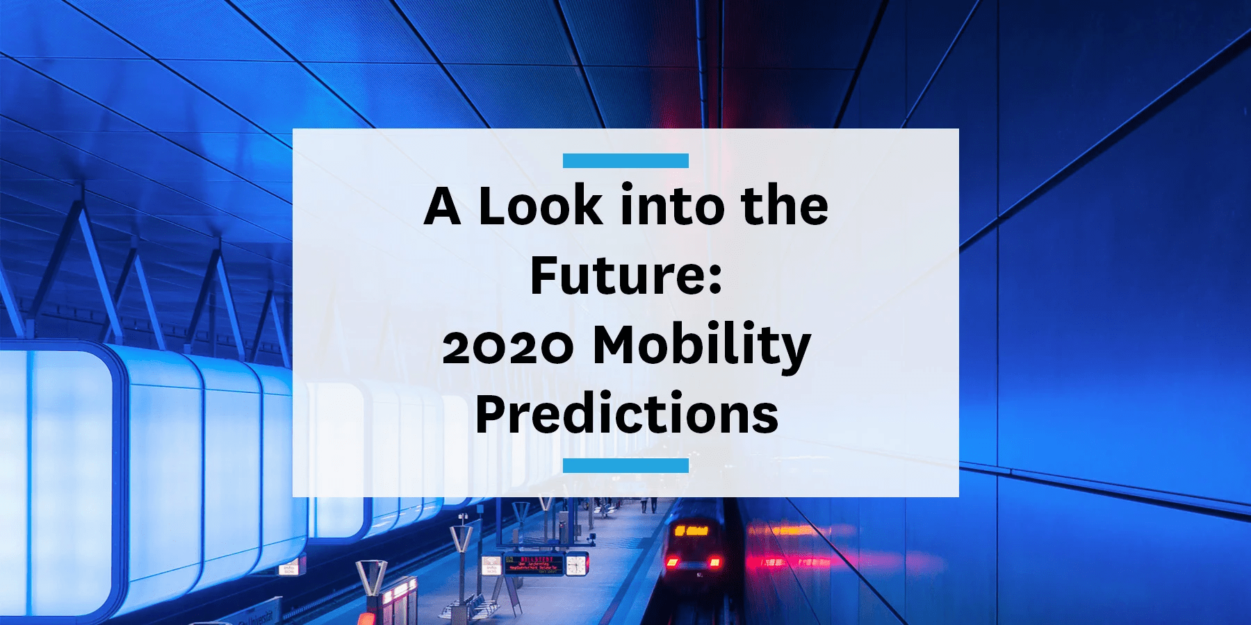 Feature images for 2020 mobility  predictions and trends