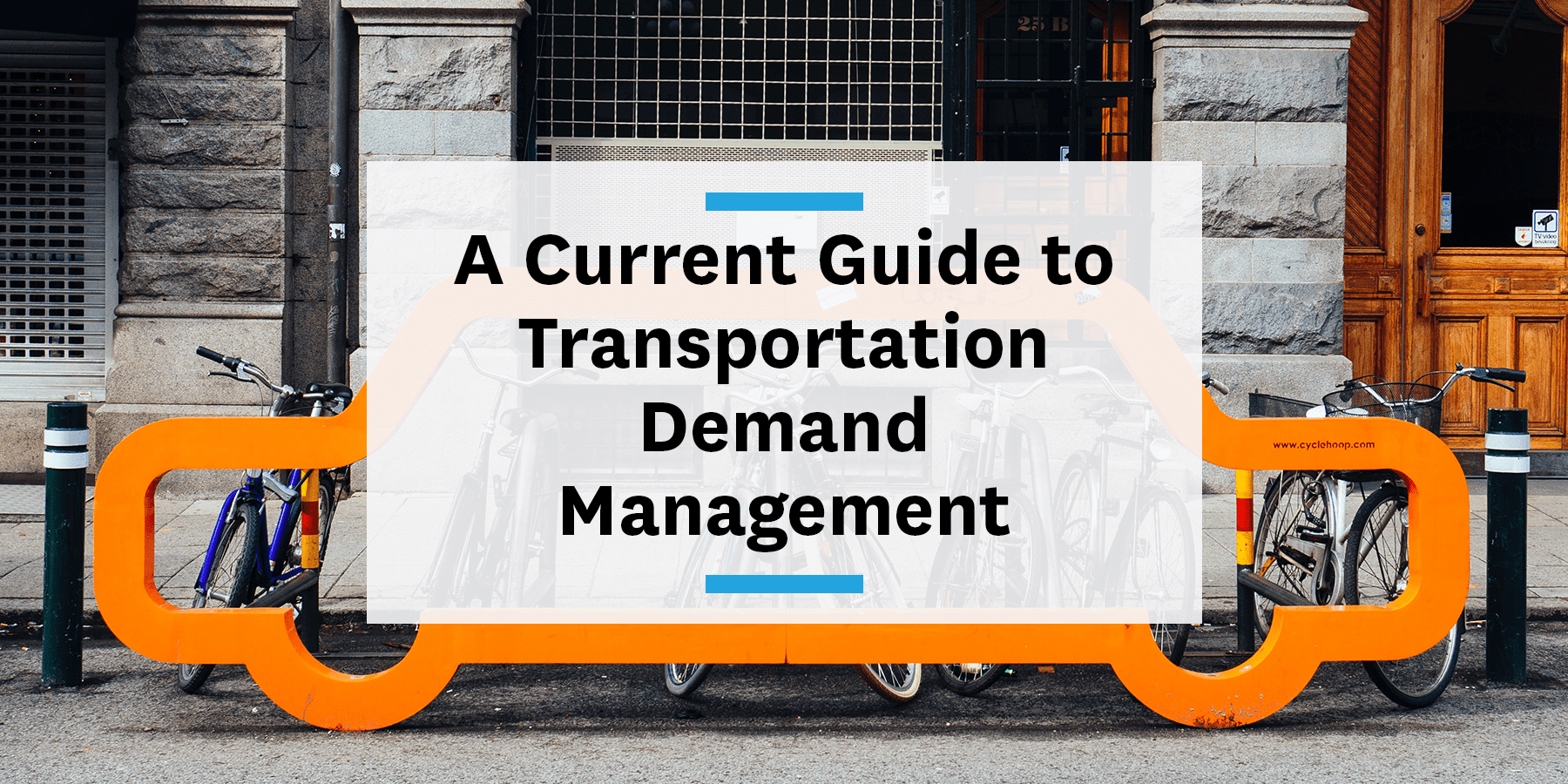 Feature image for the current guide to transportation demand management 