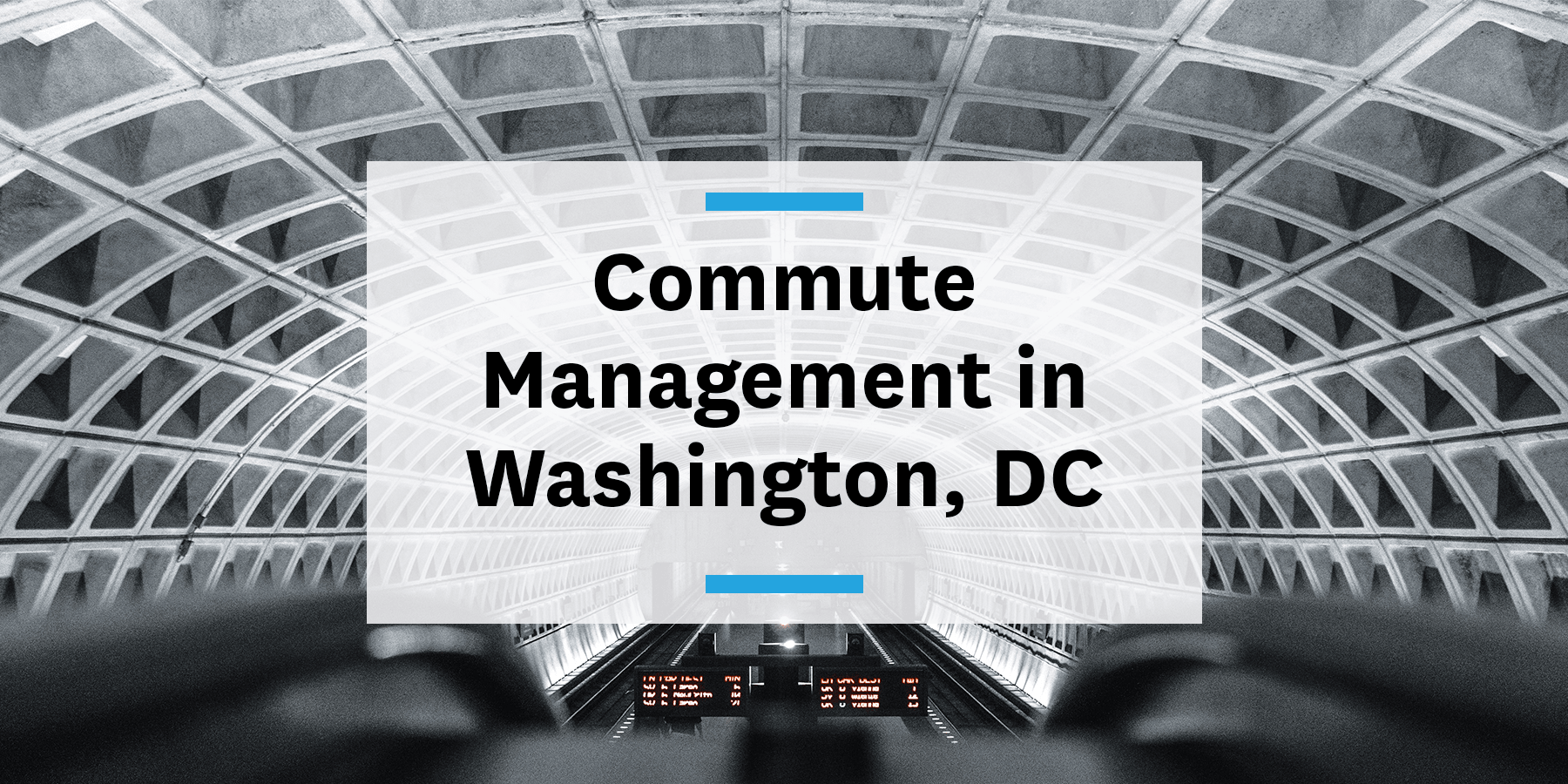 Feature images for commute management in Washington, DC