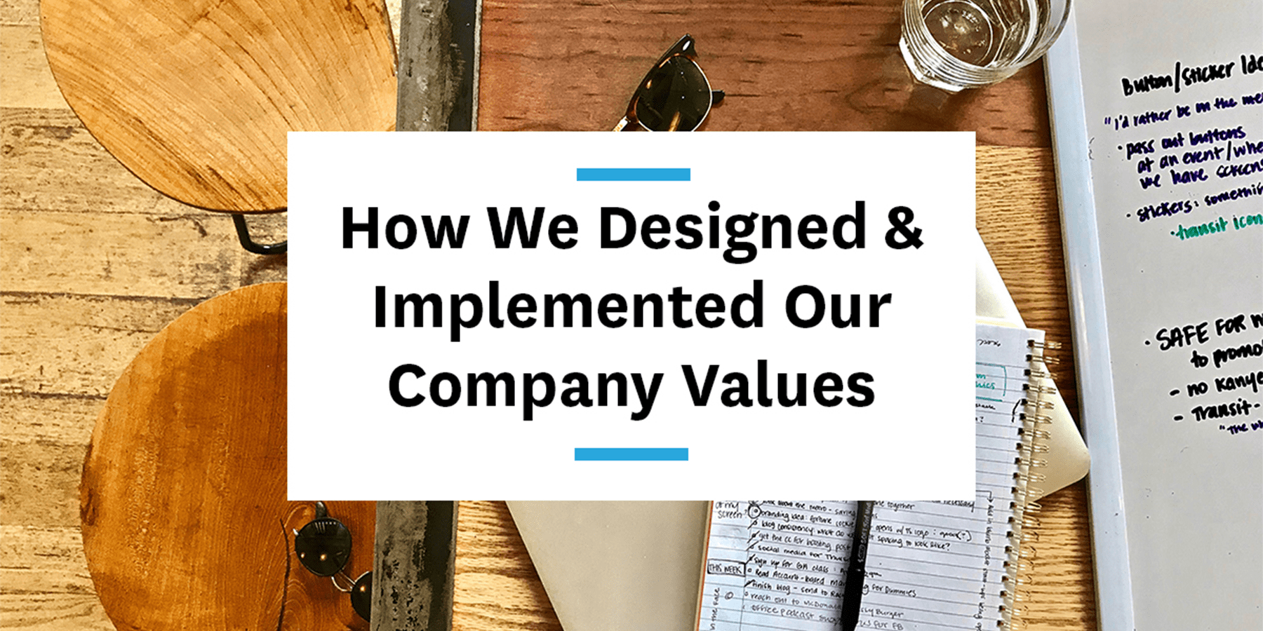 Feature image for our company values Feature image for our company values