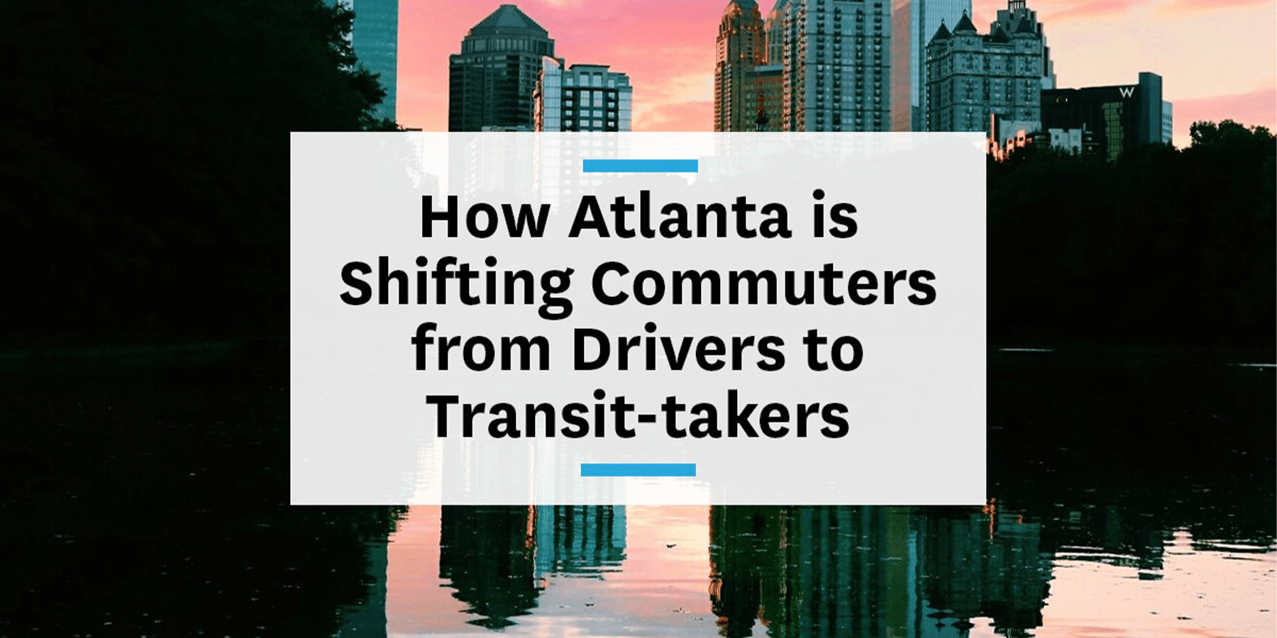 Feature image for transportation demand management Atlanta