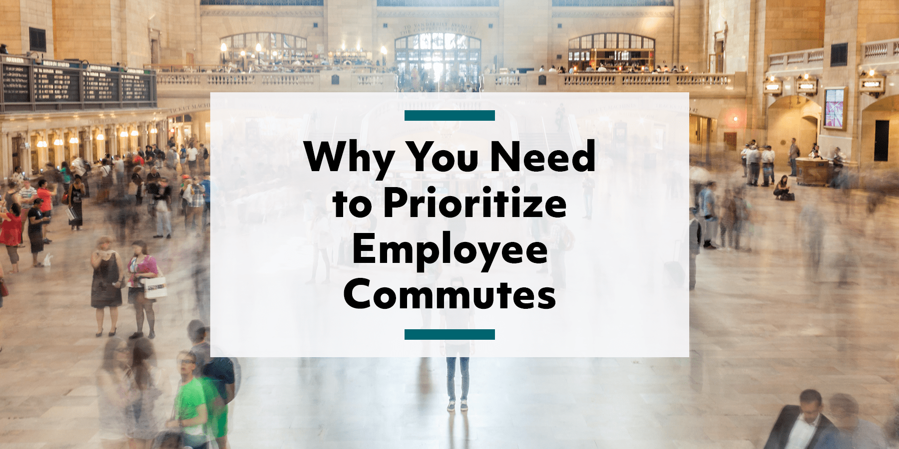 Feature image for why you need to make employee commutes a priority