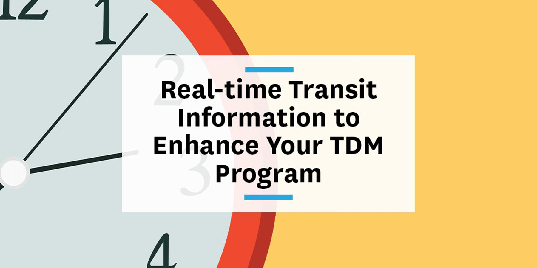 Feature image for real-time transit information in your TDM program