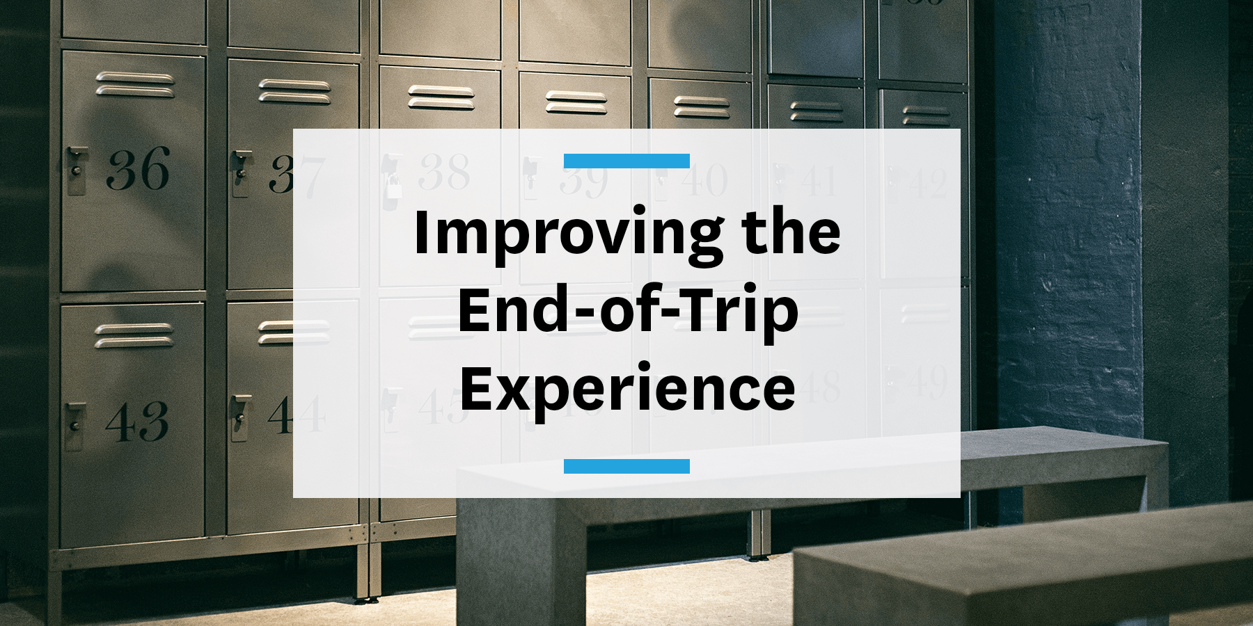 Feature image for improving the end-of-trip employee experience
